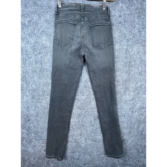Rag & Bone Jeans Womens 24 Grey Coated Dime Skinny Slim Stretch - Picture 2 of 7